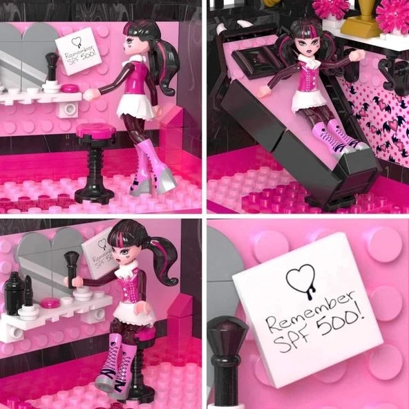 Monster High Draculaura'nın Kitabı Aksiyon Figürü Yapım Seti - 5