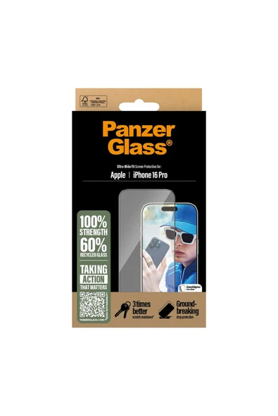 Iphone 16 Pro Uwf Şeffaf Cam Ekran Koruyucu - 4