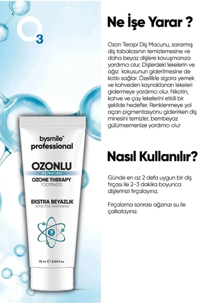 BySmile Professional Ozonlu Diş Macunu - 4