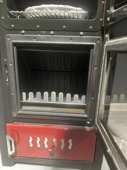 Sabah S100 Lüks Fırınlı Şömine Soba - Resim 5