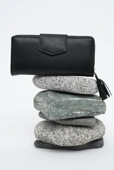 Kadın Deri Cüzdan Siyah 213510