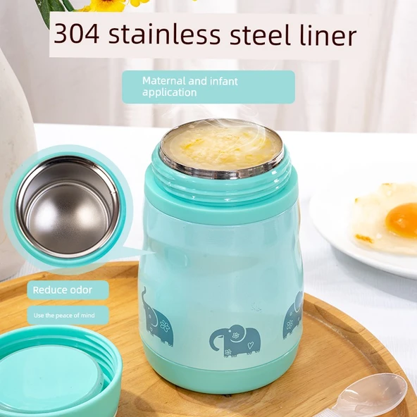 380ml Haze Mavi Paslanmaz Çelik Termos Bardak - 4