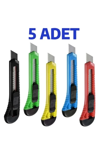 5 Adet Maket Bıçağı Büyük Boy Falçata