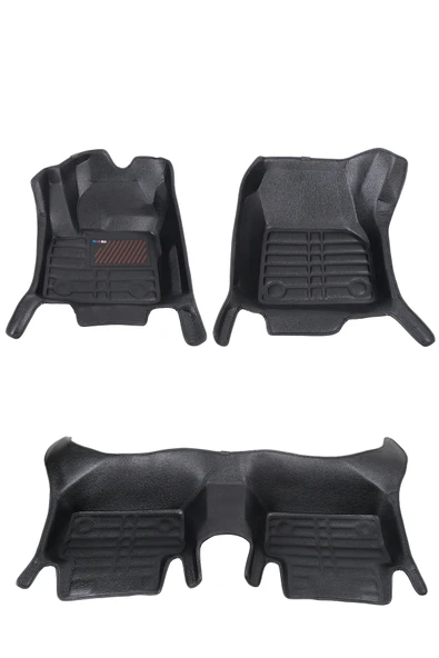 5D Dikişsiz (press) Deri Havuzlu Paspas Siyah Jaguar E-Pace 2017-2025 ile uyumlu - 4