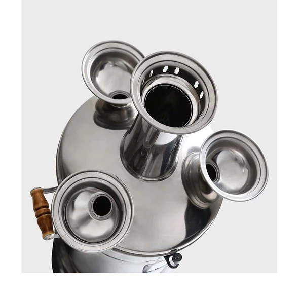Semaver Sözenler 15 Litre Krom Kömürlü - 2