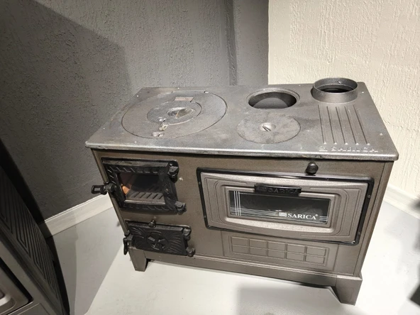 Sarıca Eko Tuğlalı Kuzine Mat Soba - Resim 6