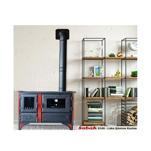 SABAH S105 Şömine Soba KUZİNE DÖKÜM FIRINLI SOBA - 2