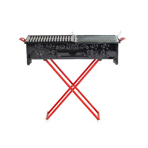 Cemre C-17 Portatif Ayaklı Yağdanlıklı Mangal 28*80cm