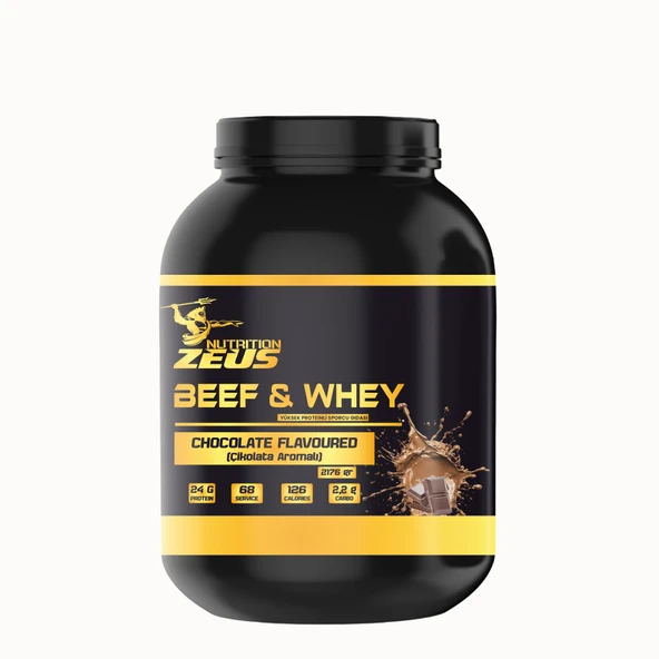 Zeus Nutrition Beef And Whey Protein 2176 Gr-Çikolata-Aroma