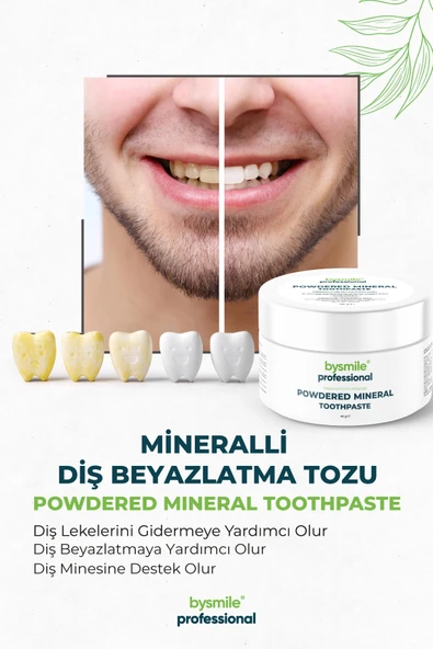 BySmile Professional Mineralli Diş Beyazlatma Tozu Uzun Süre Ferahlık I Kalıcı Etki - 4