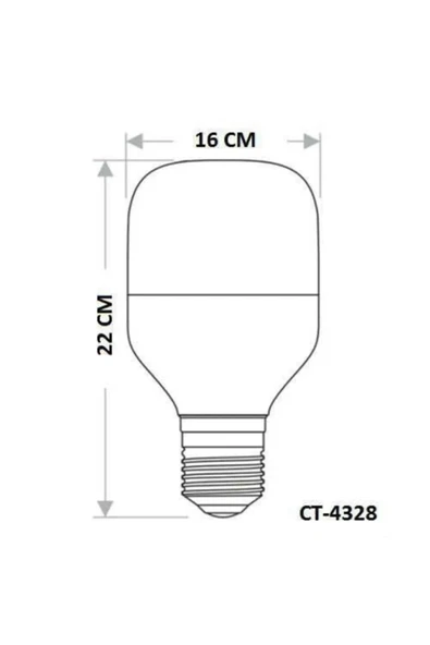 Cata Ct-4328 Torch E27 Duylu 65 Watt Led Tasarruflu Ampul Beyaz - 3