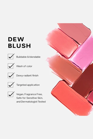 Saie Dew Blush Likit Allık Lady 12ML - Resim 8