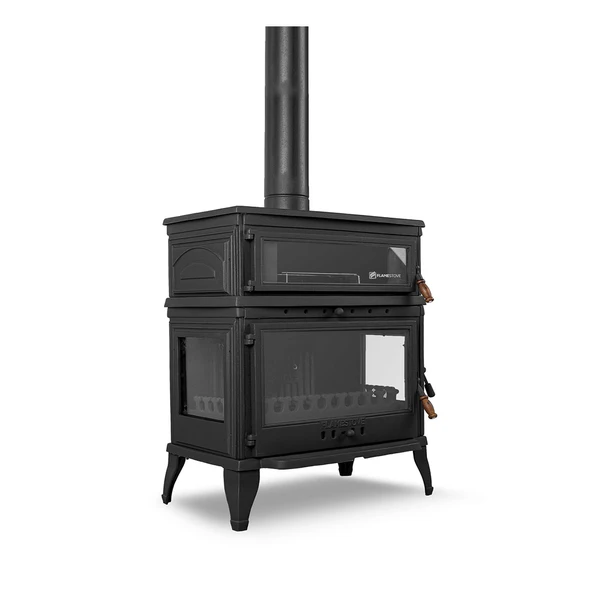 Flamestove Retro Dik Fırınlı Döküm Soba FS045YK - 3