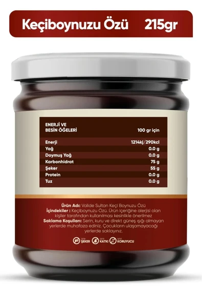 Milleunenuits Valide Sultan Doğal Keçi Boynuzu Pekmezi Özü 215 Gr - 2