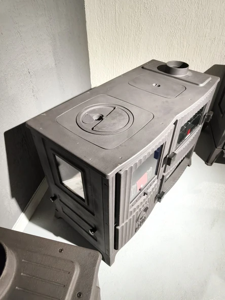 Rekor Milas Yatay Döküm Şömine Soba ürün görseli 1