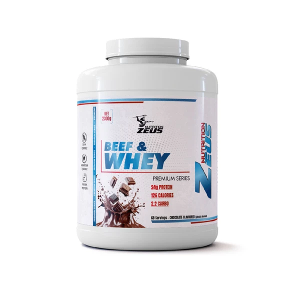 Zeus Nutrition Beef And Whey Protein 2176 Gr-Çikolata-Aroma ürün görseli 1