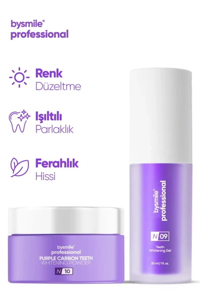 BySmile Professional Diş Beyazlatma Seti Diş Jeli & Diş Beyazlatma Tozu