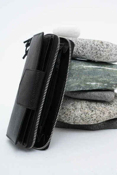 Kadın Deri Cüzdan Siyah 213510 - 3