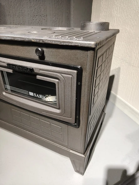 Sarıca Eko Tuğlalı Kuzine Mat Soba - Resim 4