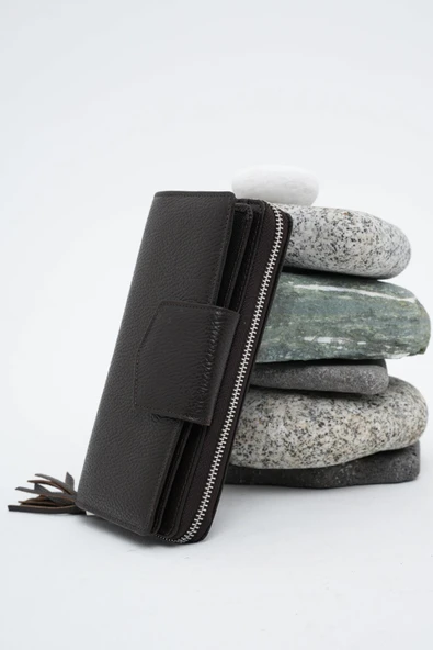 Kadın Deri Cüzdan Kahverengi  213510 - 6