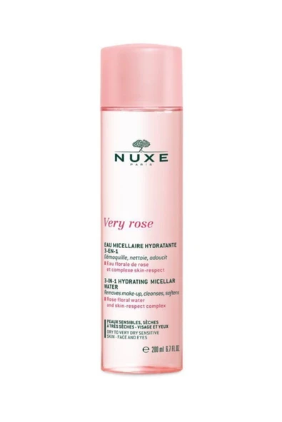 Nuxe Very Rose Kuru Ciltler Için Temizleme Suyu 200 ml
