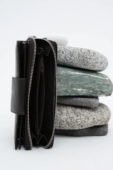 Kadın Deri Cüzdan Kahverengi  213510 - 3