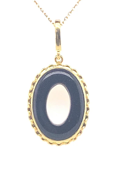 Oval Onix Kolye
