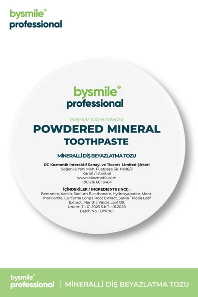 BySmile Professional Mineralli Diş Beyazlatma Tozu Uzun Süre Ferahlık I Kalıcı Etki - 6