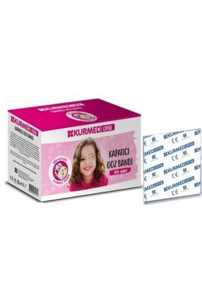KURMED Optik Kız Göz Bandı 100 Adet