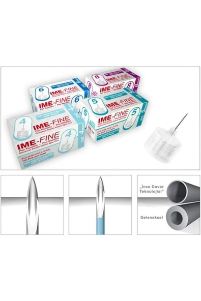 IME-DC Ime-fıne Insülin Kalemi Iğne Ucu 4mm