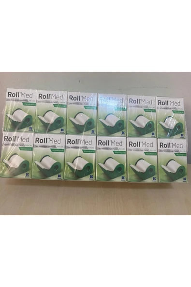 ROLLMED KAGIT FLASTER Rollmed Hipoallerjenik Kağıt Flaster 5cmx5m 12'li ürün görseli