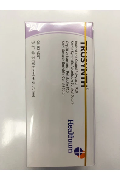 IĞNE&İPLİK Hayvan Medikal Ürünleri 2-0 Emilebilir Cerrahi Iplik 26 Mm 3/8 Keskin - Resim 2