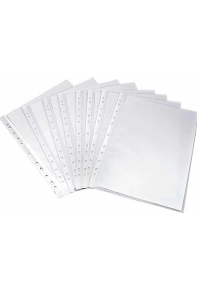 50 Adet A4 Şeffaf Dosya Föy Poşet Dosya - Resim 3