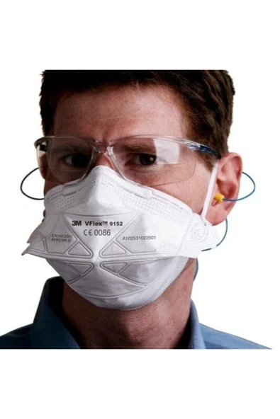 3M Vflex 9152e Maske Ffp2 Ventilsiz 25'li - Resim 3