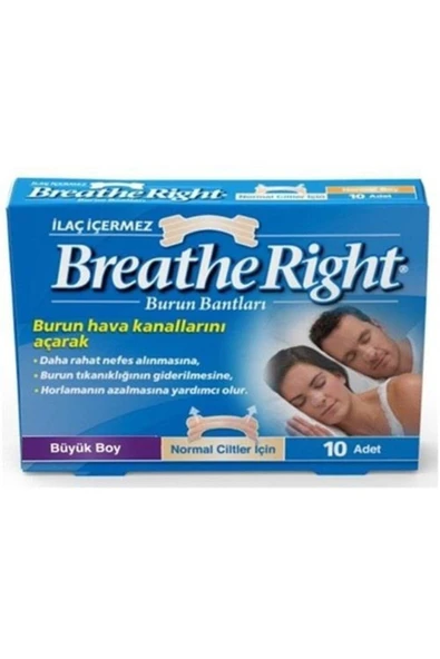 BREATHE RİGHT Breathe Rıght Burun Bandı Normal Boy