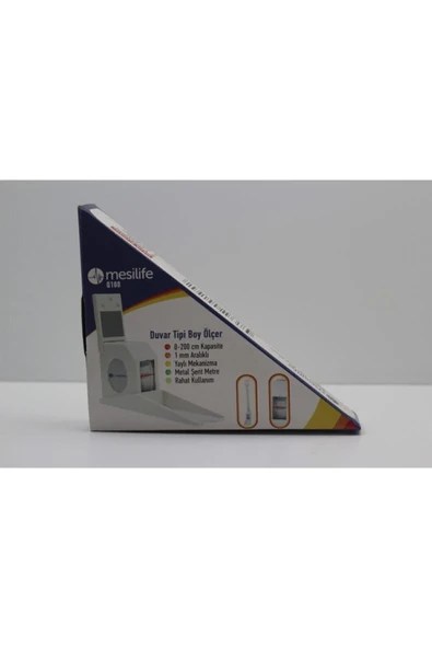 İPEK MEDİKAL Mesilife Sw-g06b High Duvara Monte Boy Ölçer