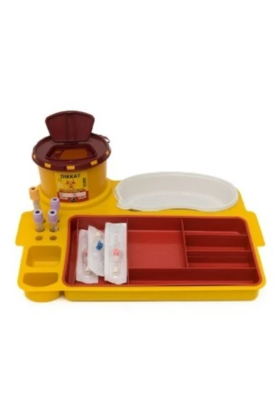 TELKAR 1 Adet Traymed Doubletray Tedavi Tepsisi - Resim 7