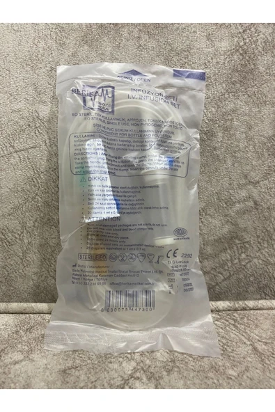 BERİKA 21g Ll Infüzyon - Serum Seti Solüsyon Filtreli Hava Yollu (25 ADET)