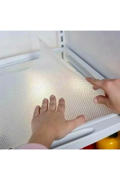 45 Cm X 5 Metre Kaymaz Dolap Içi Çekmece Raf Örtüsü Kaydırmaz Raf Örtüsü - Resim 2