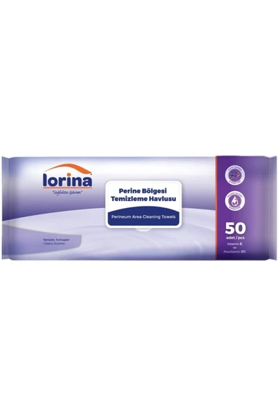 LORİNA Perine Bölgesi Yıkma Havlusu Unımed 50 Li