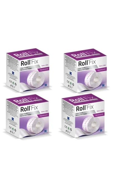 ROLL Fix Esnek Tıbbi Flaster 5 cm X 10 M - 4 Adet