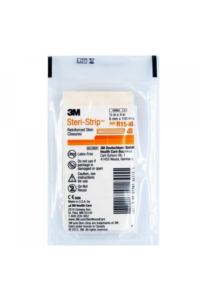 3M Steril Strip 6mmx100mm Turuncu R1546 - 50 Adet