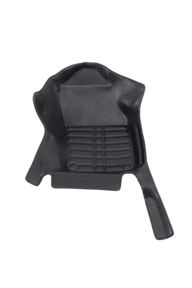 5D Dikişsiz (press) Deri Havuzlu Paspas Siyah Volvo V90 2017-2025 ile uyumlu - 2