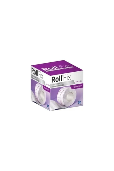 ROLL Fix 5cm X 5m Elastik Sabitleme Bandı - Flaster - 8 Adet