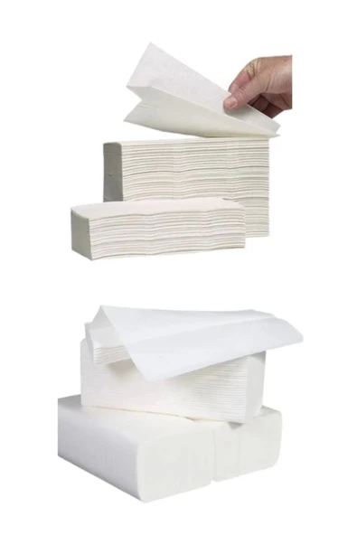 Z Katlama Dispenser Havlu Peçete 100'lü 12 Paket ( 1 KOLİ ) - Resim 2