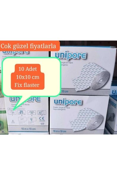 UNİPORE 10x10 Hipoalerjenik Rsnek Bant Flaster (10 ADET)