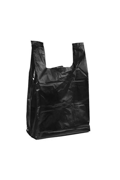 Hışır Kalın Atlet Büyük Boy 1 Kg Siyah Poşet Çöp Poşeti - Resim 2