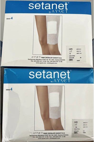 ESM SETANET FİLE BANDAJ NO:4 (ÜST BALDIR) 25 METRE