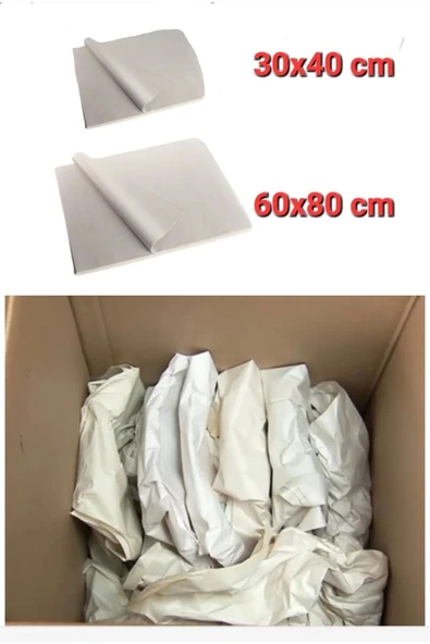 Tabak Bardak Sarma Taşınma Paketleme Ambalaj Kağıtı 30x40 + 60x80 Cm 100'er Adet Taşınma Kağıdı Seti