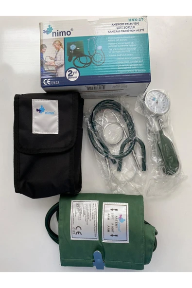 NİMO Aneroid Palm Tipi Çift Borulu Kancalı Tansiyon Aleti - 2